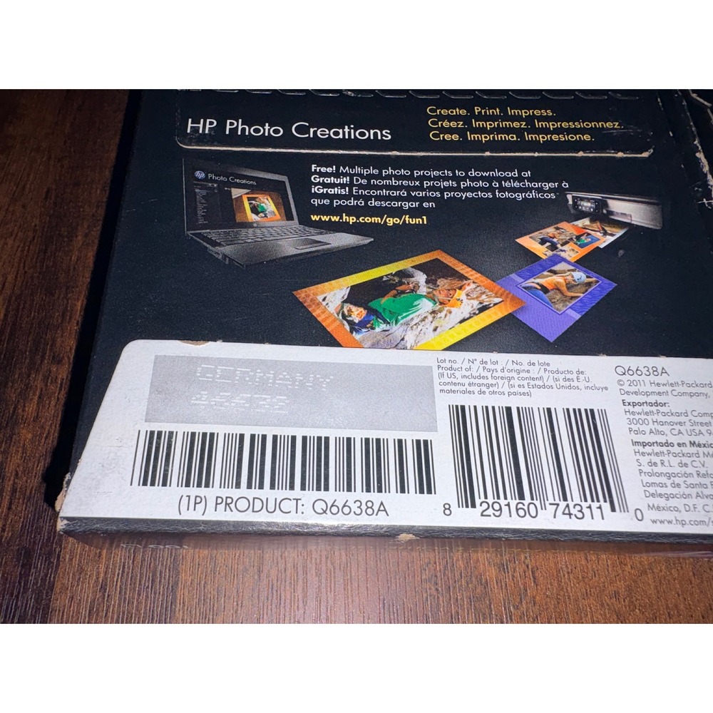 HP Advanced Photo Paper 4x6 Glossy 300 Sheets Total 3 Packs Q6638A Inkjet Paper - Picture 5 of 8